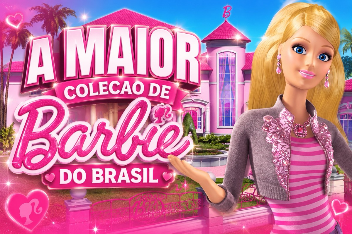 A maior coleção de Barbie do Brasil